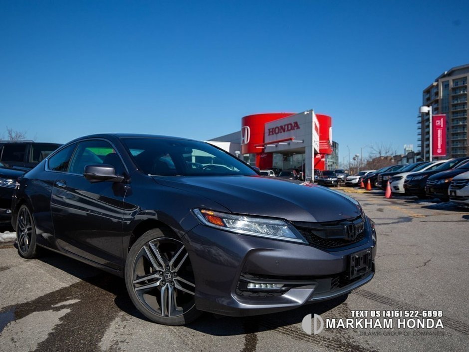 Markham Honda 2016 Honda Accord Coupe V6 Touring 6AT 50112A