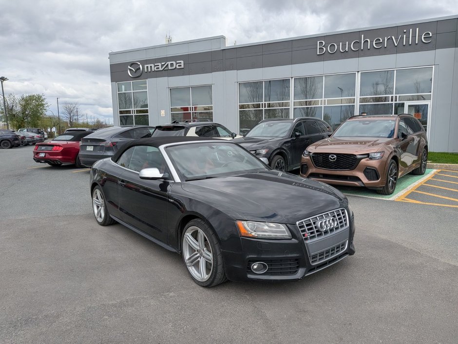 2011 Audi S5 PREMIUM CABRIOLET INTÉRIEUR ROUGE V6 TURBO in Boucherville, Quebec - w940px