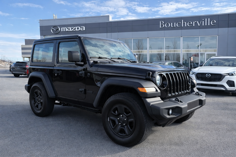 Jeep Wrangler Sport,AUT, AIR, TRÈS BAS KM 2024 à Boucherville, Québec - w940px