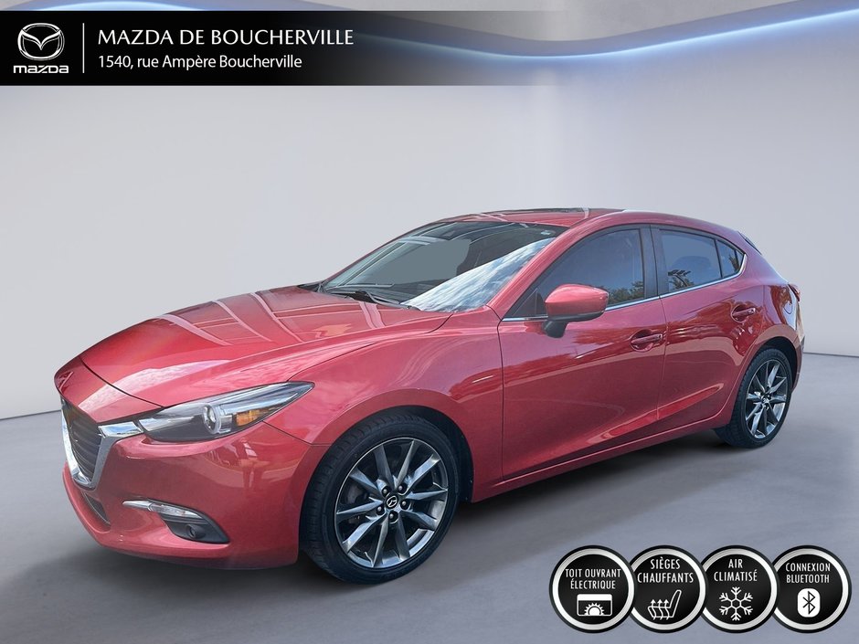 Mazda 3 Sport GT+CUIR +TOIT+NAV 2018 à Boucherville, Québec - w940px