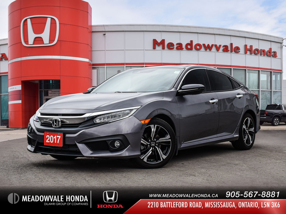 Meadowvale Honda | 2017 Honda Civic Sedan Touring CVT | #T14680A