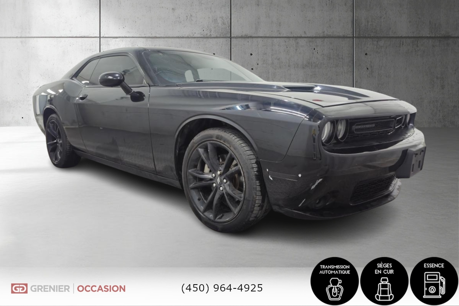 Dodge Challenger SXT Plus V6 Toit Ouvrant Cuir 2018 à Terrebonne, Québec - w940px