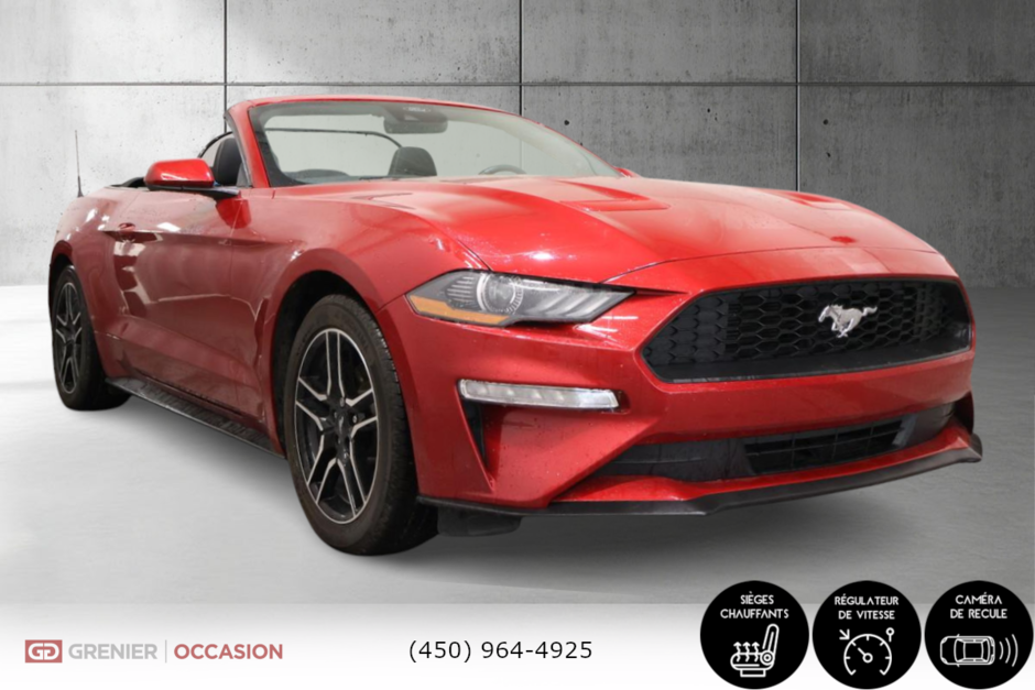 Ford Mustang EcoBoost Convertible Bluetooth 2021 à Terrebonne, Québec - w940px