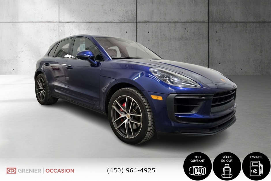 Porsche Macan S cuir siège chauffant 21 Pouces 8 Pneus 2022 à Terrebonne, Québec - w940px