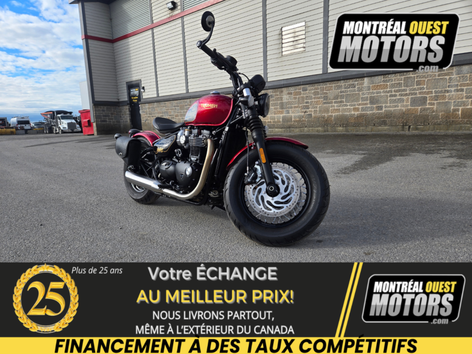 Triumph Bonneville Bobber GOLD LINE LIMITED EDITION 2022 NEUF ! Seulement 1500 KM