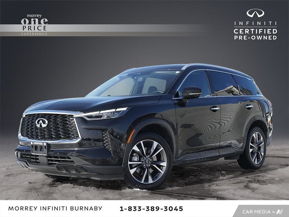 2023 Infiniti QX60 LUXE MODEL + AWD, NAVIGATION, LEATHER-0