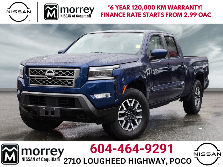2023 Nissan Frontier CREW CAB SV 4x4  NISSAN CANADA CERTIFIED PRE OWNED-0
