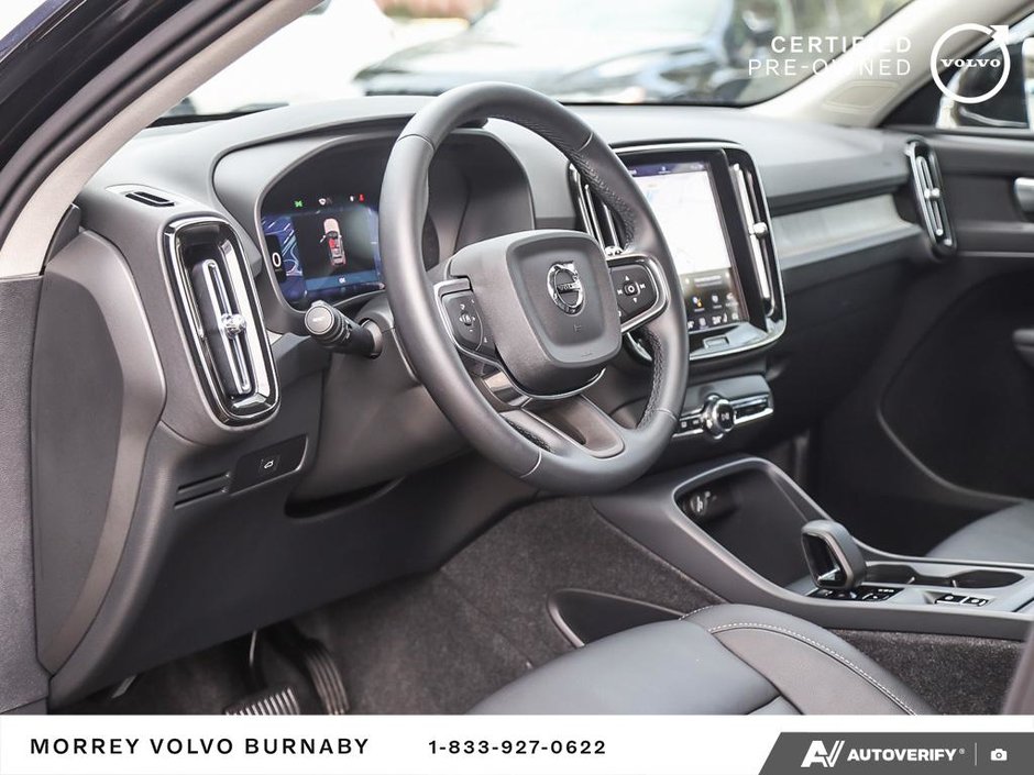 2025 Volvo XC40 Core • In Stock - AWD • BLACK on BLACK-13