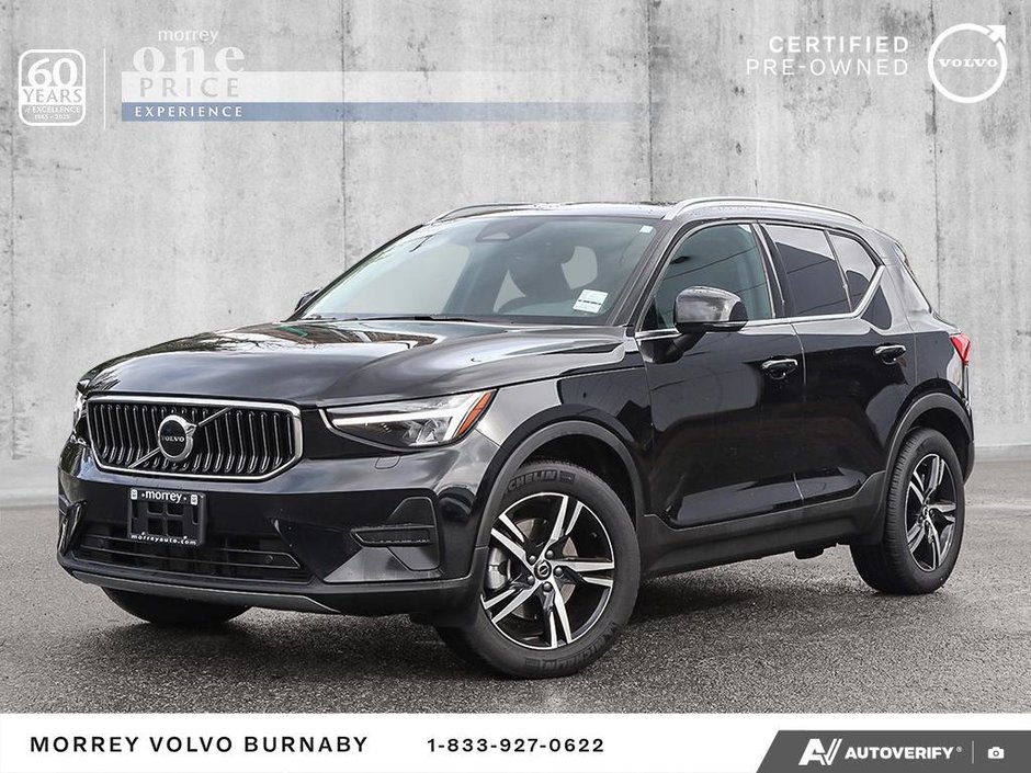 2025 Volvo XC40 Core • In Stock - AWD • BLACK on BLACK-0