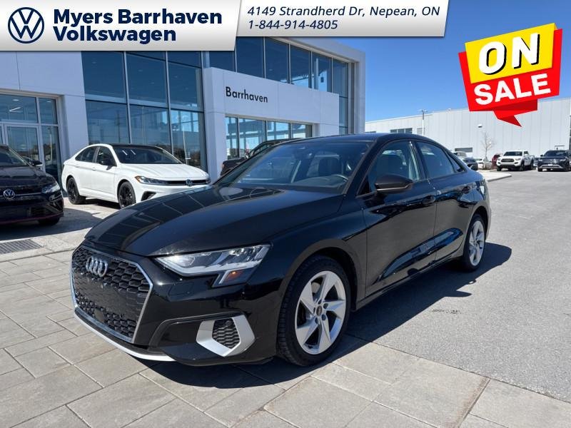 2023 Audi A3 40 2.0T Komfort 7sp S Tronic  Leather-AWD-Apple Car Play-0