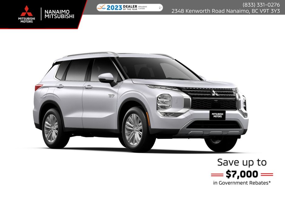 2024 Mitsubishi OUTLANDER PHEV LE 24P8192 Nanaimo Mitsubishi in