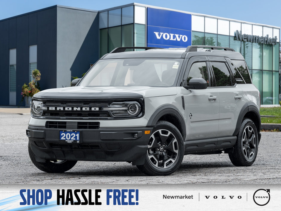 2021 Ford BRONCO SPORT Outer Banks 4x4  ONE OWNER  SAFETY CERTIFIED-0