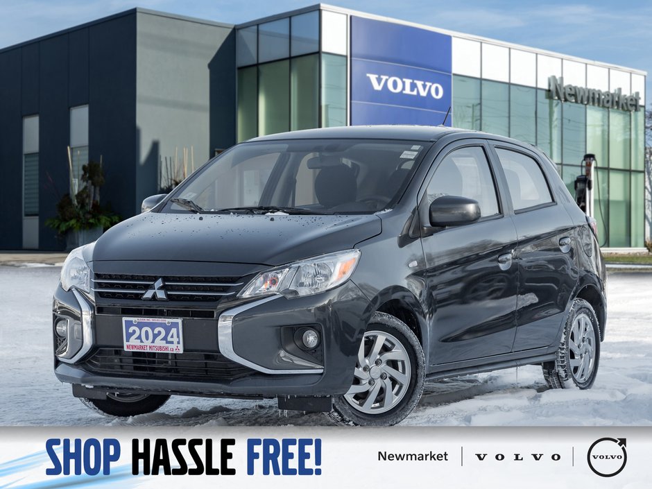 2024 Mitsubishi Mirage ES CVT   ONE OWNER   SAFETY CERTIFIED   LOW KM-0