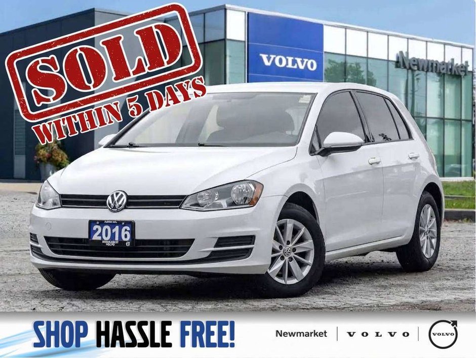 2016 Volkswagen Golf Trendline^Trade In^Safety Cert^One Owner^Low km-0