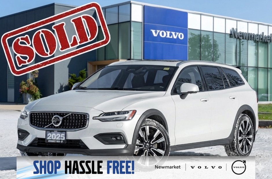 2025 Volvo V60 Cross Country B5 AWD PLUS  19 ALLOY WHEELS  CLIMATE PACK  CPO-0