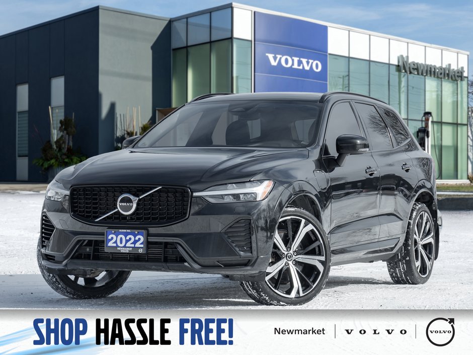 2022 Volvo XC60 Recharge T8 eAWD PHEV R-Design  NEW TIRES  VOLVO CPO-0