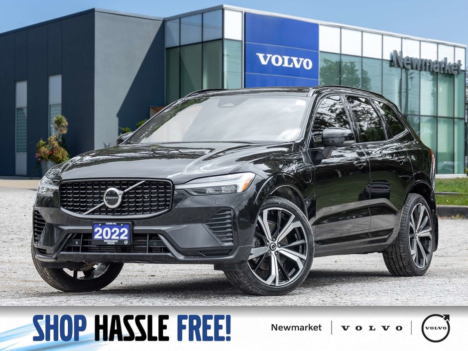 2022 Volvo XC60 Recharge T8 eAWD PHEV R-Design  NEW TIRES  VOLVO CPO-0