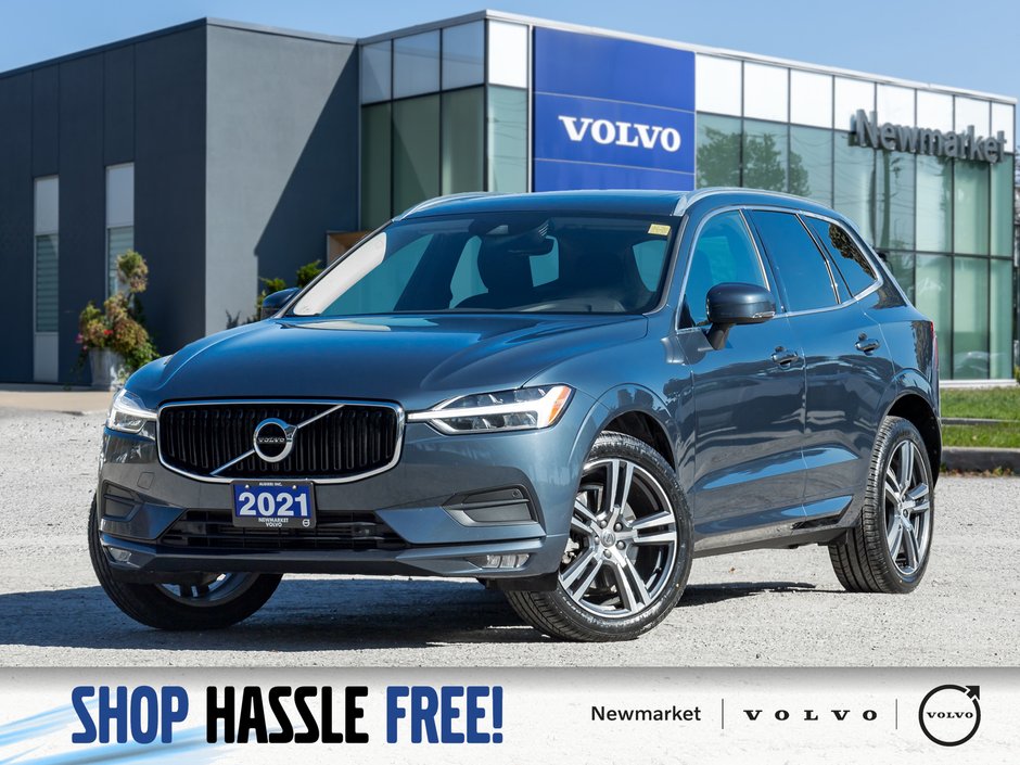 2021 Volvo XC60 T6 AWD Momentum 20 ALLOY WHEEL CPO DENIM BLUE-0