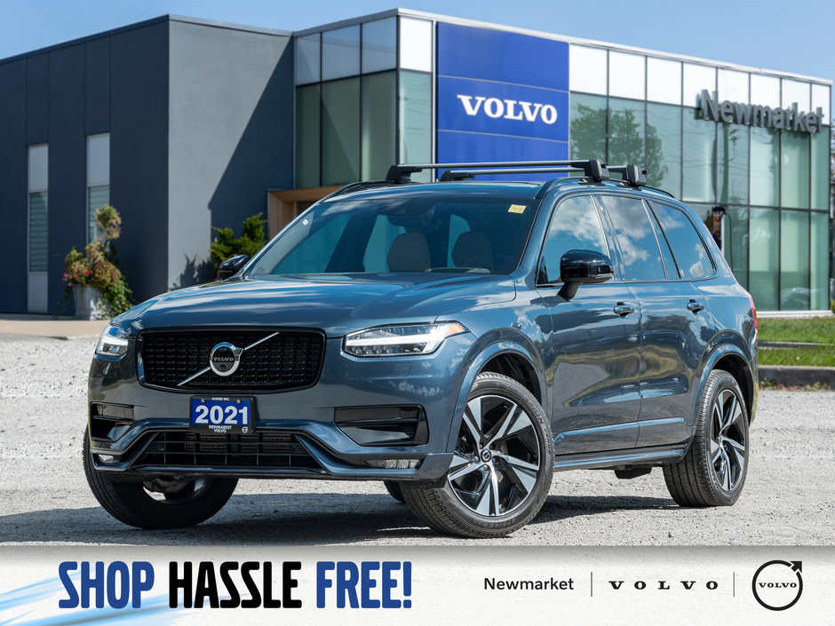 2021 Volvo XC90 T6 AWD R-Design 7-Seater  CPO  ELECTRIC TOW HITCH-0
