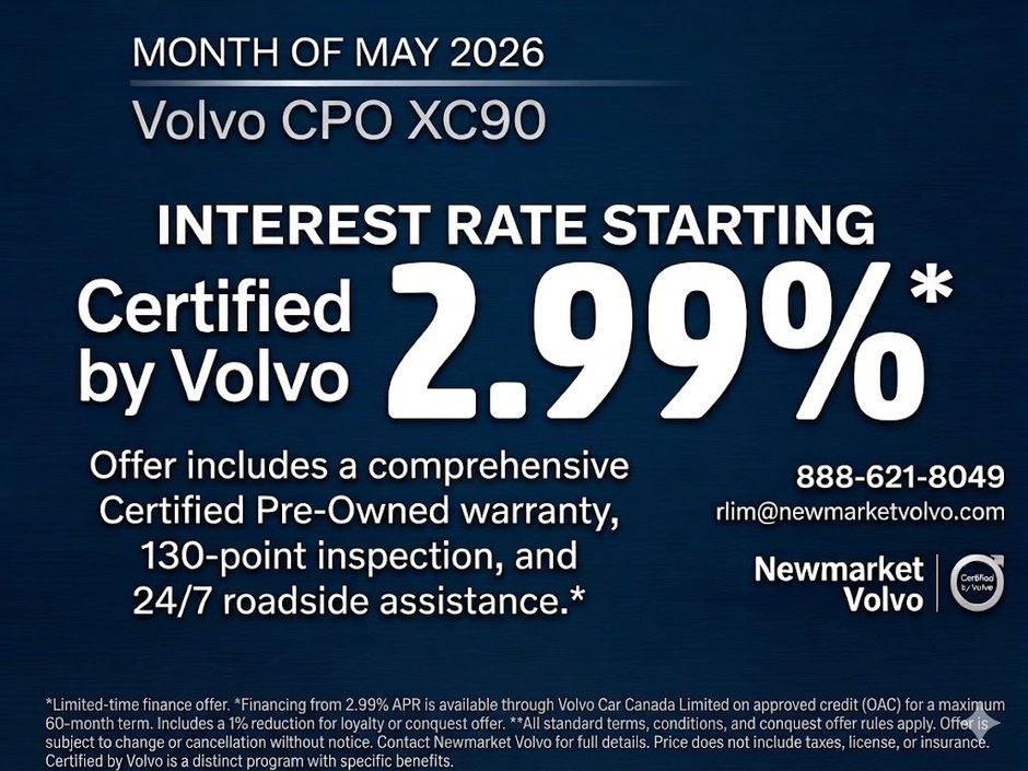 Volvo XC90 2025.5 B6 AWD ULTRA   VOLVO CPO RATE fr 2.99%* 2025-1