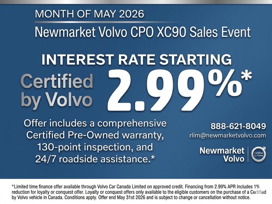 Volvo XC90 B6 AWD Ultra  VOLVO CPO RATE fr 2.99%* 2026-1