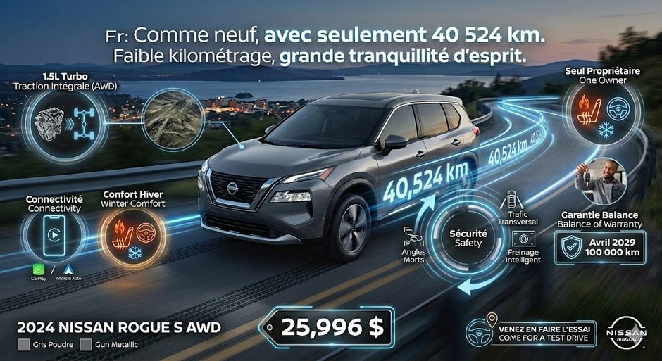 Nissan Rogue S AWD 2024-0