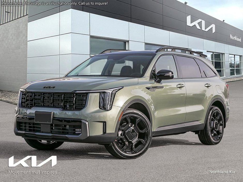 2025 Kia Sorento X-Line Limited Black Interior-0