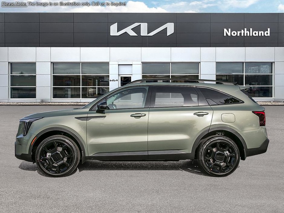 2025 Kia Sorento X-Line Limited Black Interior-2