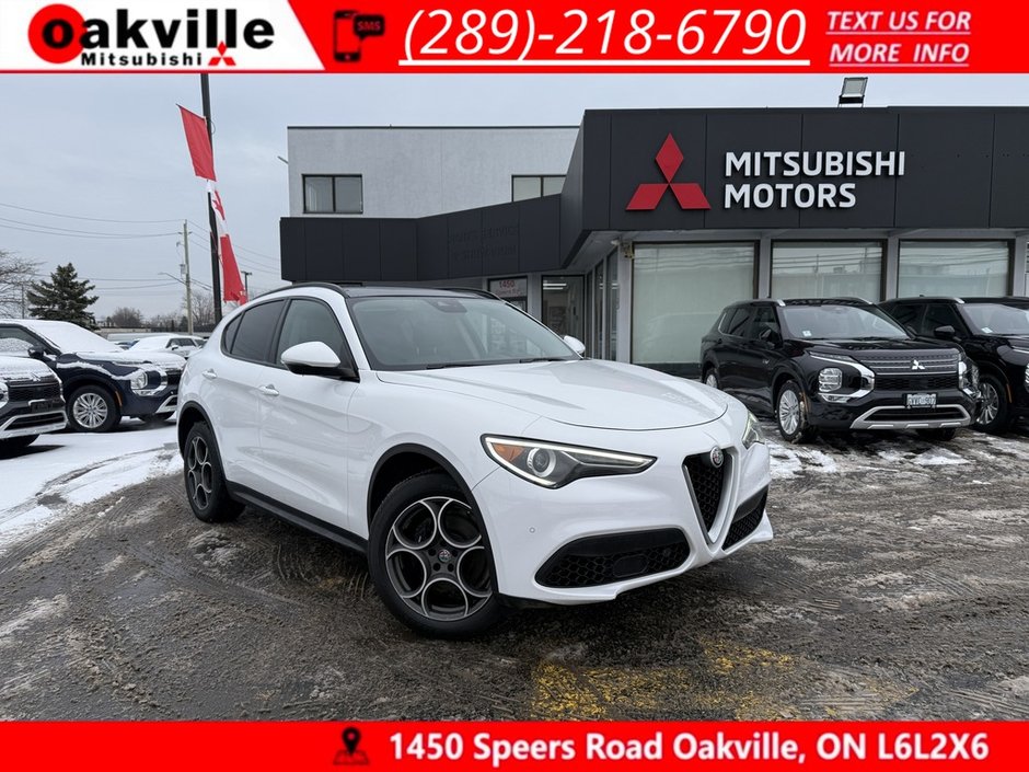 2019 Alfa Romeo Stelvio SPORT   AWD   PANO   HTD SEATS/STEER   BU CAM in Oakville, Ontario