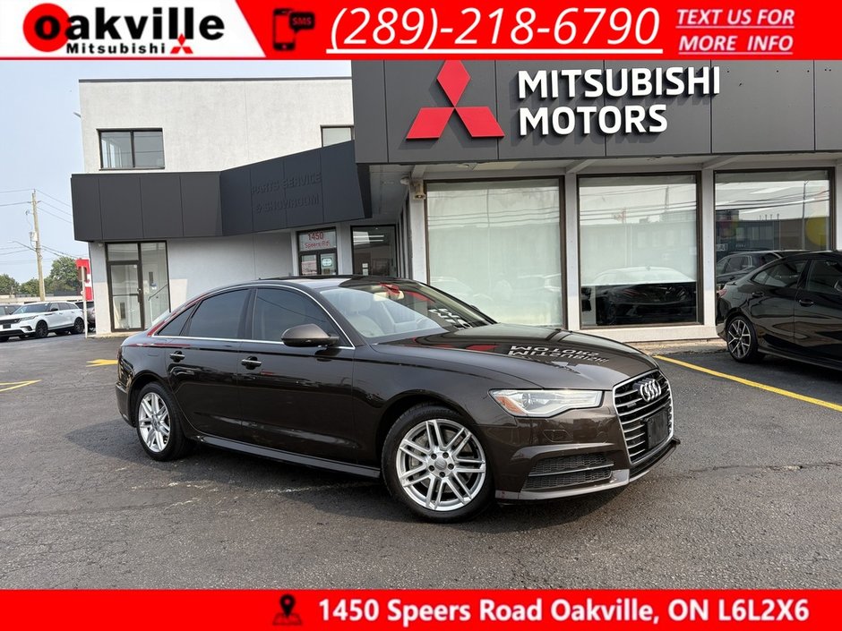 2017 Audi A6 PROGRESSIV   QUATTRO   SUNROOF   NAV   BU CAM in Oakville, Ontario