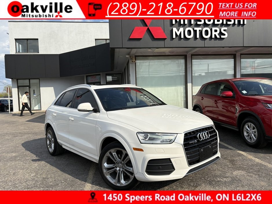 2017 Audi Q3 PROGRESSIV   QUATTRO   PANO   BU CAM   HTD SEATS in Oakville, Ontario