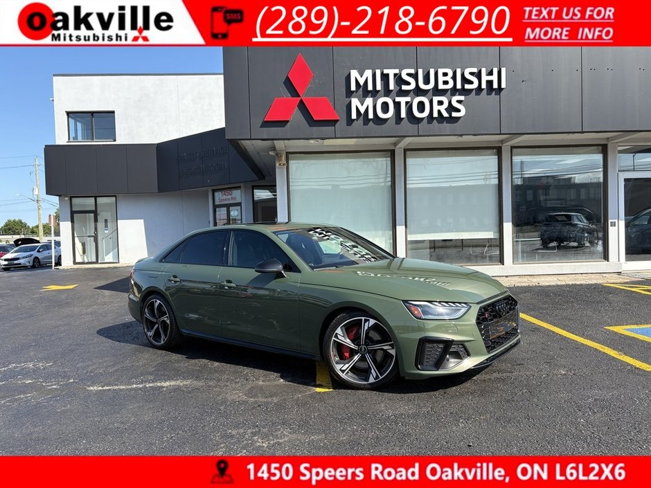 2023 Audi S4 TECHNIK   QUATTRO   MSSG SEATS   HUD   SUNROOF in Oakville, Ontario