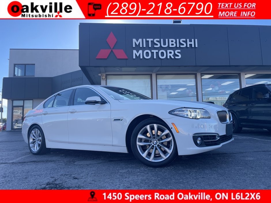 2016 BMW 5 Series XDRIVE   HUD   SUNROOF   NAV   BU CAM   HTD SEATS in Oakville, Ontario