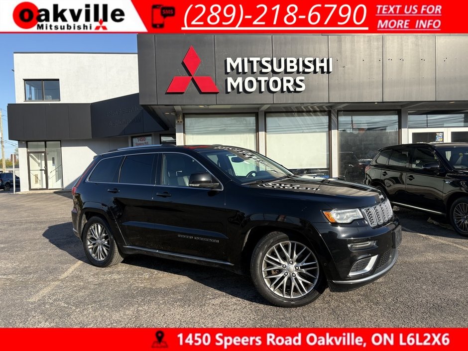 2018 Jeep Grand Cherokee SUMMIT   4x4   PANO   HTD/VNT SEATS   PANO in Oakville, Ontario