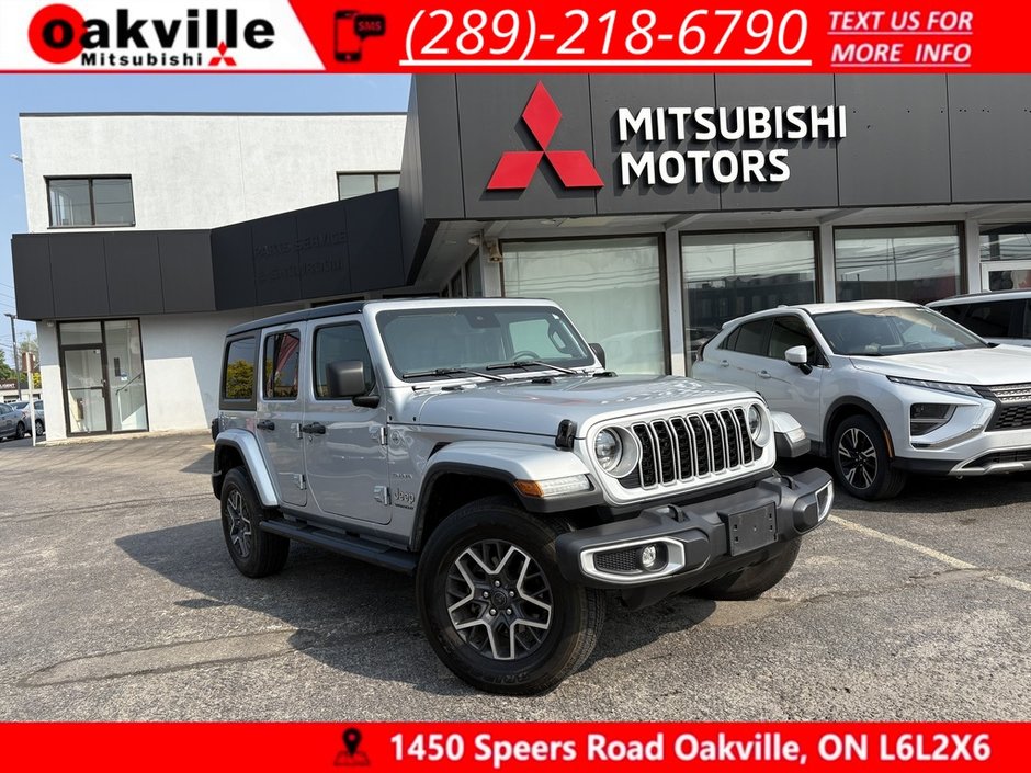 2024 Jeep Wrangler SAHARA   4X4   LEATHER   NAV   HTD SEATS/STEERING in Oakville, Ontario