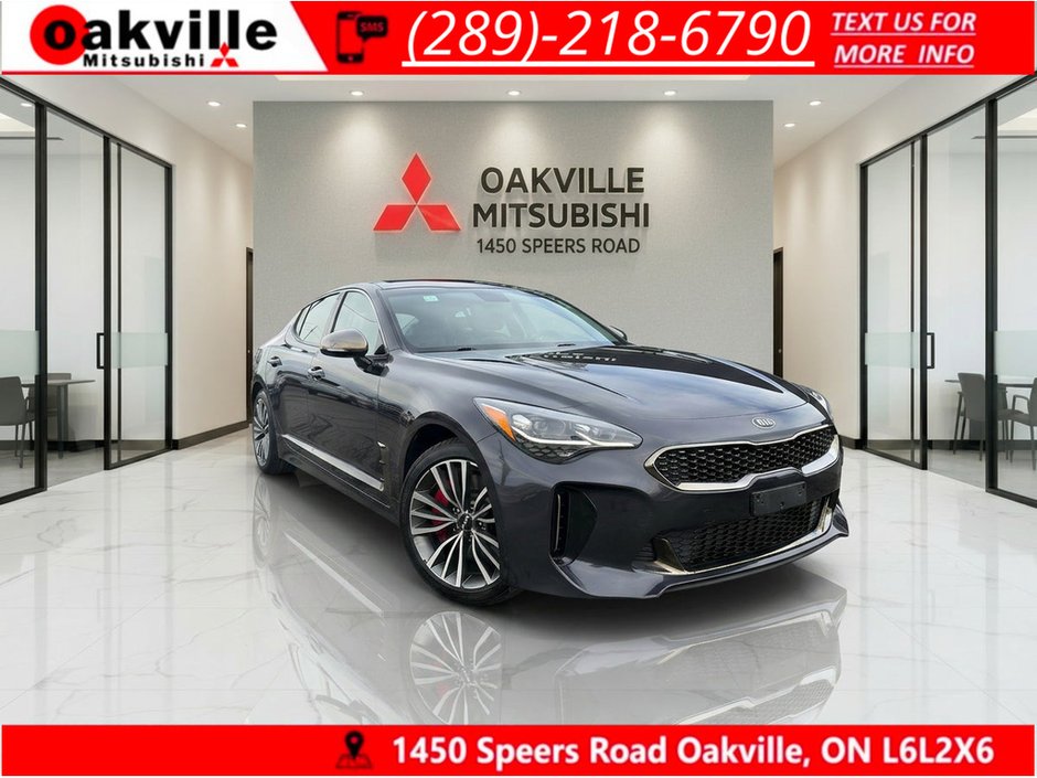 2019 Kia Stinger AWD    TURBO   CARPLAY   B/U CAM   LEATHER in Oakville, Ontario