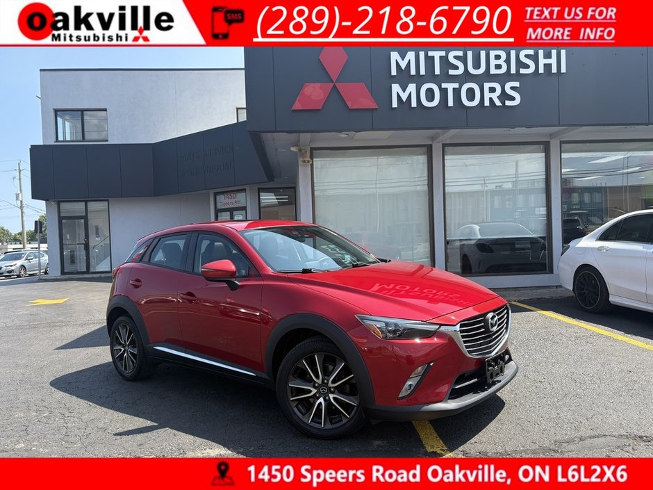 2017 Mazda CX-3 GT   AWD   LTHR   HUD   BOSE   BLIND SPOT   ROOF in Oakville, Ontario