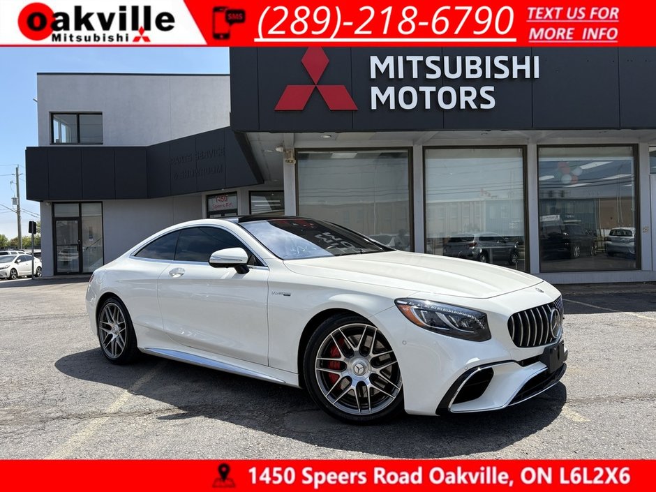 2018 Mercedes-Benz S-Class AMG   S 63    RED INTR   DESIGNO   BURMESTER in Oakville, Ontario