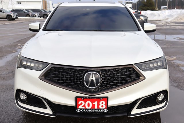 2018 Acura TLX Elite A-Spec SH-AWD, Low KM! Clean Carfax, Red Leather Heated Seats, Sunroof, Navigation, 360 Camera-4