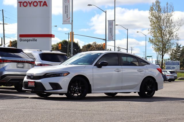 2022 Honda Civic Sedan Sport, Auto, Heated Front Seats / Steering, Sunroof, Blind Spot Monitor, Clean Carfax-0