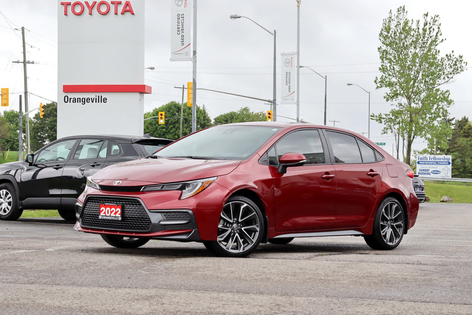 2022 Toyota Corolla SE Upgrade, One Owner, Clean Carfax, Dealer Serviced, Heated Seats / Steering, Sunroof, Blind Spot-0