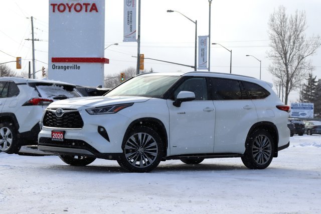 2020 Toyota Highlander Platinum Hybrid Electric AWD, 7 Pass, Clean Carfax, Brand New Tires, Leather Heated/Ventilated Seats-0