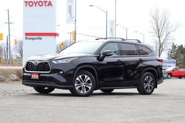2020 Toyota Highlander XLE Hybrid Electric AWD 8 Passengers, Leather Heated Seats, Sunroof, Power Tailgate, Blind Spot-0