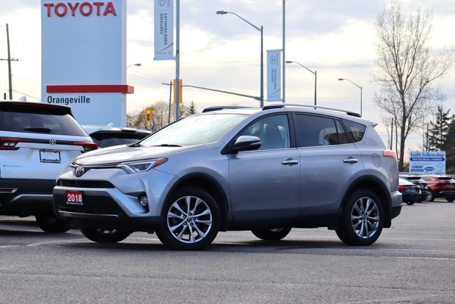 2018 Toyota RAV4 Limited AWD, Low KM! Leather Heated Seats / Steering, Sunroof, Nav, 360 Camera, Clean Carfax-0