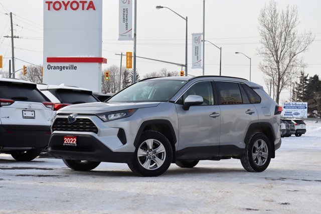 2022 Toyota RAV4 LE Hybrid Electric AWD, Low KM! Clean Carfax, Dealer Serviced, Heated Front Seats, Blind Spot-0