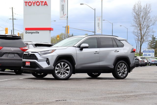2023 Toyota RAV4 XLE Premium AWD, Low KM!! Leather Heated Front Seats / Steering, Sunroof, Power Tailgate-0