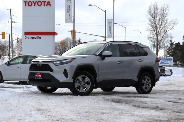 2024 Toyota RAV4 XLE Hybrid Electric AWD, Heated Seats / Steering, Sunroof, Blind Spot, Power Tailgate, Clean Carfax-0