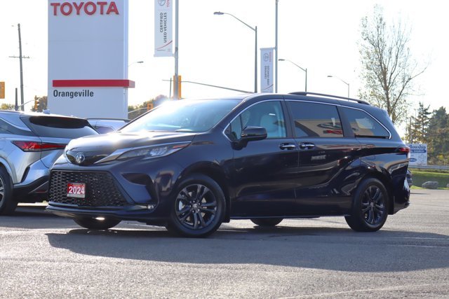 2024 Toyota Sienna Low KM! XSE Hybrid Electric AWD 7 Pass, Heated Seats, Sunroof, Nav, Rear Seat Entertainment-0