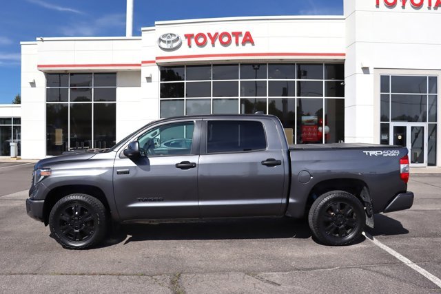 2021 Toyota Tundra TRD Sport Premium 4x4 Crewmax, Leather Heated Seats, Sunroof, Nav, Hood Scoop, Tonneau Cover-1