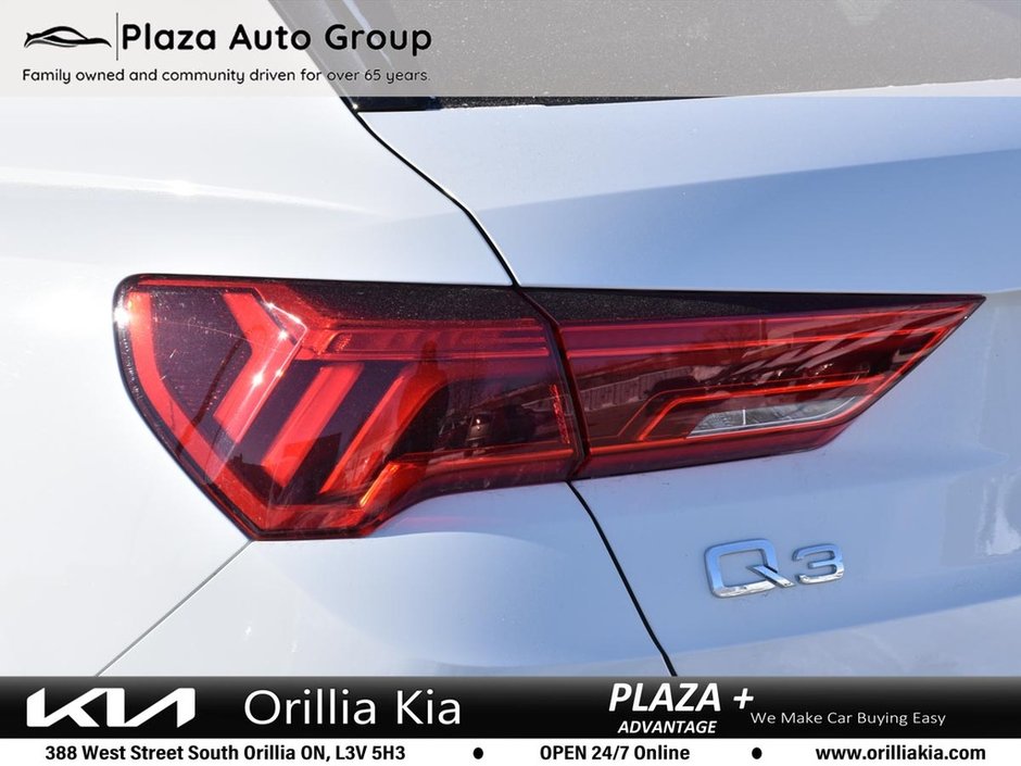 2019 Audi Q3 Progressiv PANORAMIC SUNROOF / AUDI PRE-SENSE FRONT / 360 CAMERA